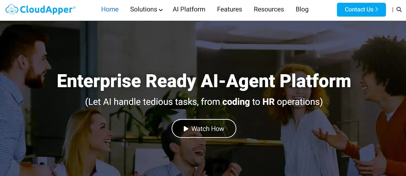 Cloud Apper - website's screenshot