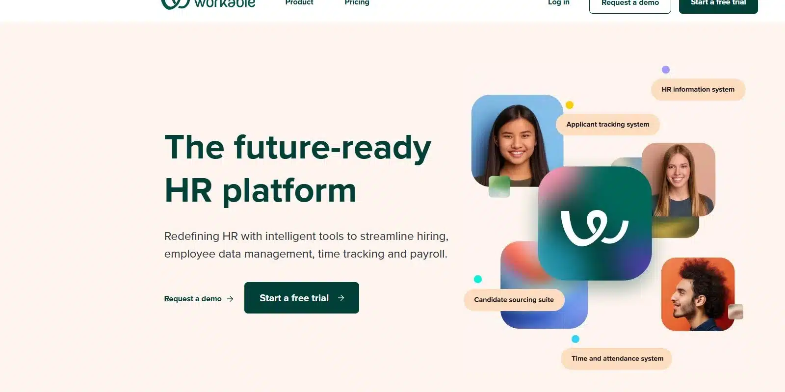 Workable website's screenshot