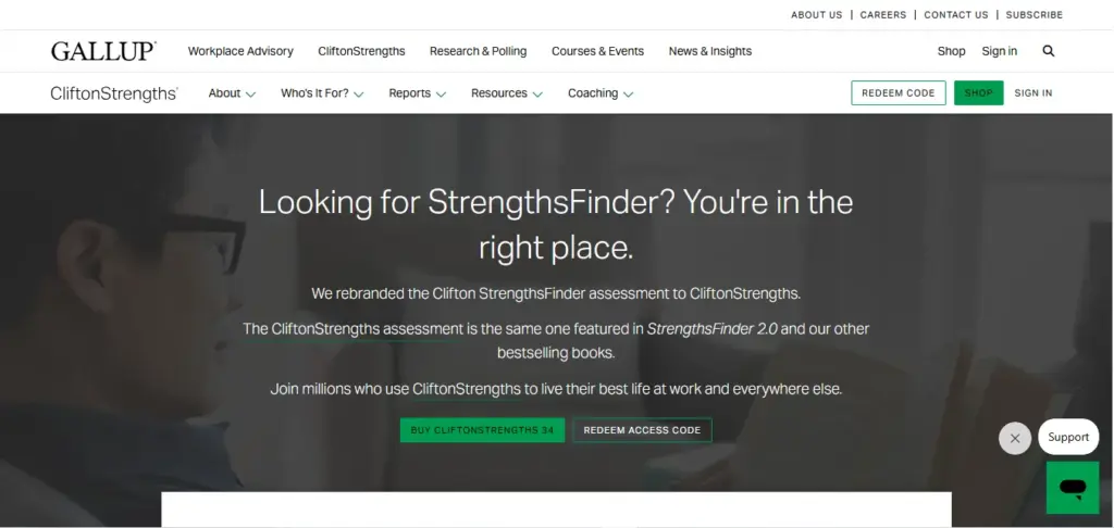 8. StrengthsFinder (CliftonStrengths)