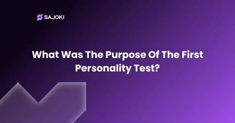 What Was The Purpose Of The First Personality Test
